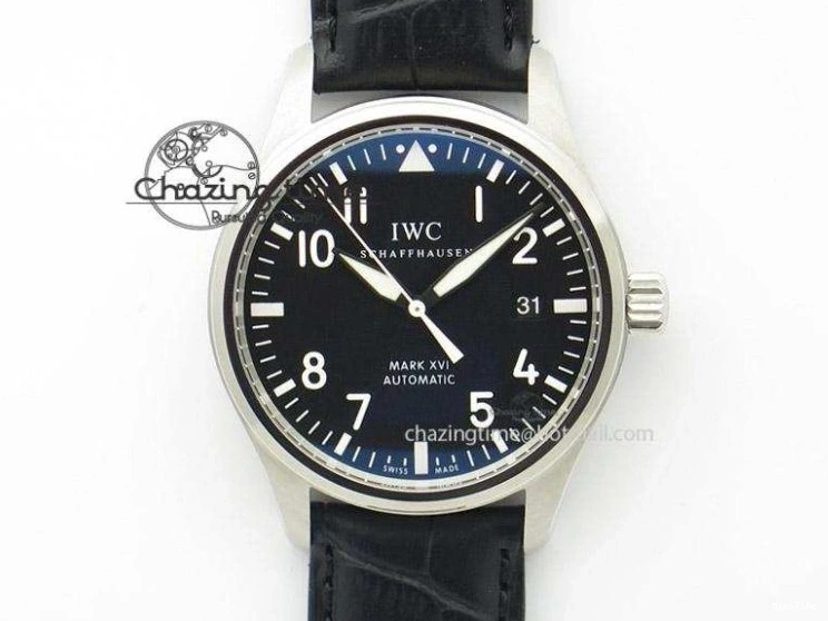 MIROTIME 0308 Big Pilot Top Gun Miramar PVD Plated Titanium on Green Nylon Strap A23J Refined 7398